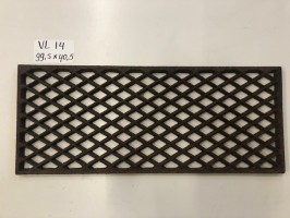 Vloer- kachel- putroosters & deurmatten - <strong>VL14: </strong> 99,5 x 40,5